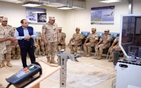 خلال جولته للأكاديمية العسكرية بالعاصمة الإدارية .. الرئيس السيسي : من أراد السلام عليه امتلاك القوة اللازمة القادرة على الحفاظ عليه