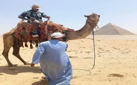 المغني الأمريكي الشهير جيسون ديرولو Jason Derulo يزور الاهرامات