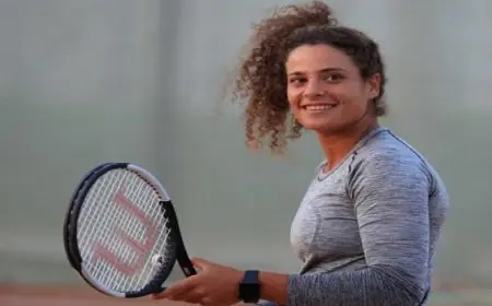 المصرية ميار شريف تتأهل إلى نهائي بطولة جراند إيست للتنس