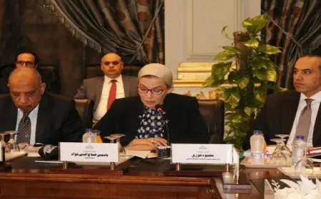 وزيرة البيئة تستعرض برامج محور البيئة فى برنامج الحكومة الجديد