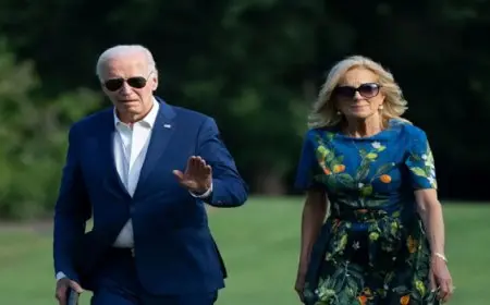 بايدن يقطع اجازته ويعود لواشنطن ويتصل بترامب ويؤكد : نشجب العنف السياسي وندينه