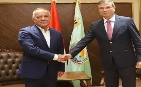 وزير الزراعة يستقبل مدير المركز الاقليمي للاصلاح الزراعي والتنمية الريفية