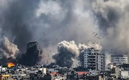 استشهاد 5 مواطنين و إصابة آخرين جراء قصف مخيم النصيرات و مدينة رفح الفلسطينة