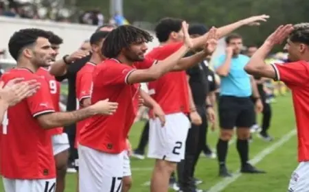 مصر الأولمبي يفوز على العراق وديًا استعدادًا للأولمبياد
