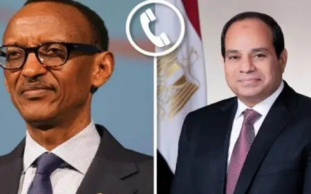 الرئيس السيسي يهنئ هاتفيًا نظيره الرواندي بمناسبة فوزه بفترة رئاسية جديدة