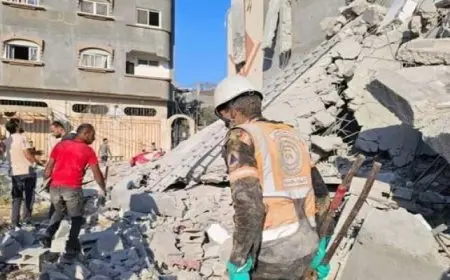 استشهاد فلسطينيين وإصابة 7 آخرين في قصف إسرائيلي لمنزل في مخيم البريج