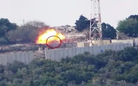 حزب الله يستهدف مواقع بركة ريشا والراهب وتلال كفر شوبا اللبنانية المحتلة