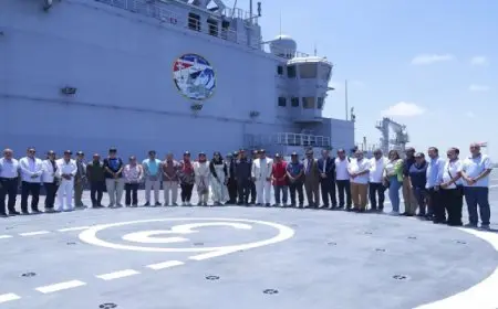 المتحدث العسكري: القوات البحرية تستقبل وفداً من نقابة الصحفيين بالأسكندرية