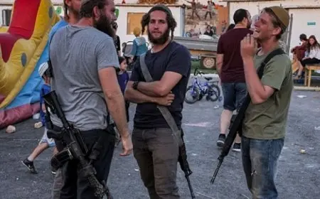 مستوطنون يقتحمون منطقة المخرور في بيت جالا بالضفة الغربية