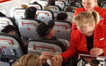 شركة طيران أسترالية توظف فتاة أمريكية من صاحبات متلازمة داون