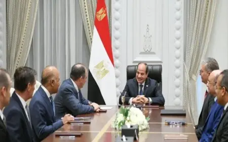 الرئيس السيسي يثمن خطط شركة «أباتشي» الأمريكية لتوسيع أعمالها بمصر
