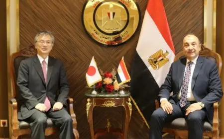 وزير قطاع الأعمال يبحث مع سفير اليابان تعزيز التعاون الاقتصادي وفرص الاستثمار المتاحة