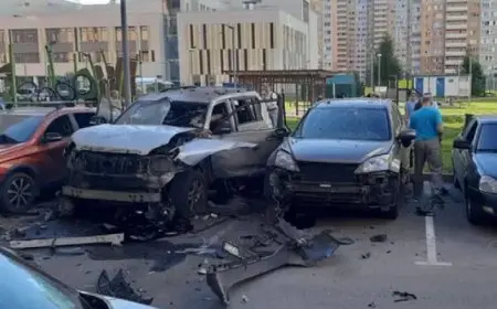 اصابة شخصين في انفجار سيارة شمال العاصمة الروسية موسكو بسبب عبوة ناسفة