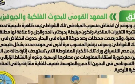 الحكومة تنفي انحسار مياه البحر عن بعض الشواطئ مما ينبئ بوقوع أعاصير