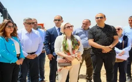 ‏وزيرتا البيئة والتنمية ومحافظ الاسكندرية يتابعون عملية التخلص الآمن للمخلفات
