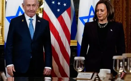 نائبة الرئيس الأمريكى: لن أصمت على معاناة المدنيين فى غزة