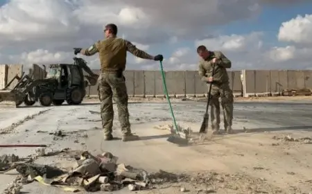 سقوط 4 صواريخ على قاعدة عين الأسد الجوية فى العراق