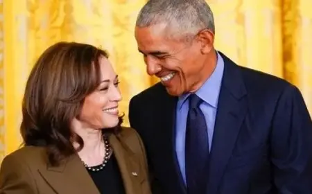 أوباما وزوجته يعلنان تأييد كامالا هاريس لخوض انتخابات الرئاسة الأمريكية