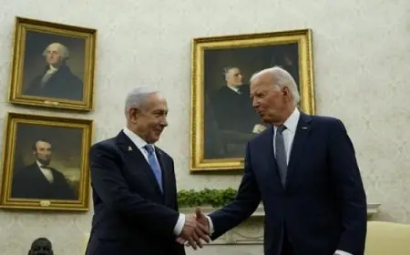 نتنياهو يشكر بايدن على دعم إسرائيل طوال 50 عاما
