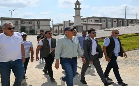 وزير الري يتفقد محطة الدلتا الجديدة وترعتى النصر والحمام