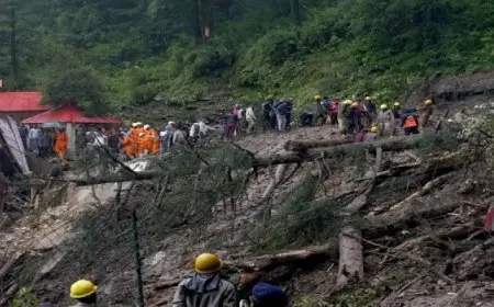 ضحايا ومئات العالقين بعد انهيارات أرضية في الهند