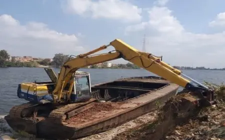 وزير الرى يتابع أعمال تطوير وحماية نهر النيل وفرعيه