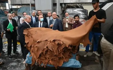 بال .. كامل الوزير يتفقد مدينة الجلود بالروبيكي والمنطقة الصناعية بمدينة بدر