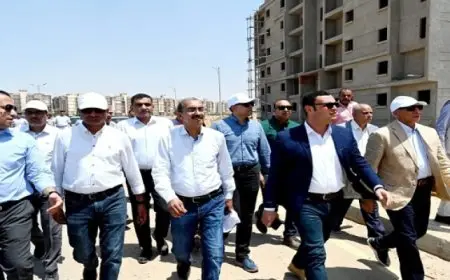 وزير الإسكان يتفقد موقف تنفيذ الوحدات السكنية للموظفين المنتقلين للعاصمة الإدارية بمنطقة “زهرة العاصمة” بمدينة بدر