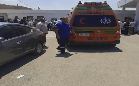 بال .. وزير الصحة يتابع تداعيات حريق مستشفى السادات المركز