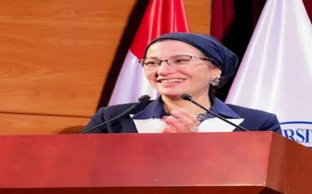 وزيرة البيئة تشارك جامعة مصر للعلوم والتكنولوجيا حفل تخرج دفعة جديدة من كلية الطب البشري