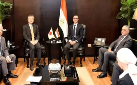 وزير الاستثمار يبحث مع سفير اليابان سبل تنمية العلاقات الاقتصادية المشتركة