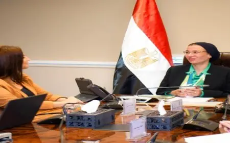 وزيرة البيئة تستقبل عددا من أعضاء مجلس النواب لمناقشة بعض القضايا والمشكلات البيئية