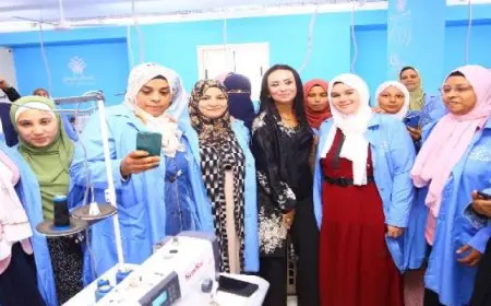 وزيرا التضامن والعمل ومحافظ الغربية يفتتحون مركز استدامة للحرف التراثية والمشغولات اليدوية بزفتى