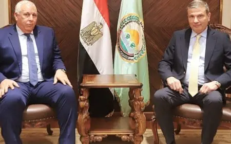 بال .. وزير الزراعة يبحث مع محافظ الوادي الجديد ملفات التعاون الزراعي المشترك
