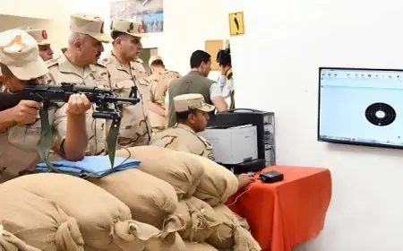 بال وال .. رئيس أركان القوات المسلحة يتفقد إحدى وحدات التدريب الأساسي لإعداد وتأهيل المجندين بالقوات المسلحة