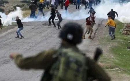 مواجهات بين فلسطينيين والاحتلال الإسرائيلي في كفر قدوم شرق قلقيلية