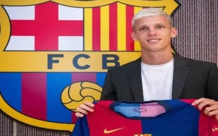 الصفقة الأولى.. برشلونة يعلن تعاقده مع داني أولمو حتى 2030