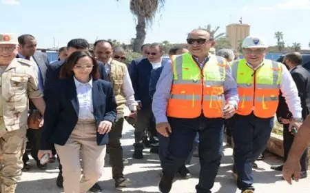 وزير قطاع الأعمال العام يتفقد سير العمل بشركة مصر للغزل والنسيج وصباغي البيضا بكفر الدوار