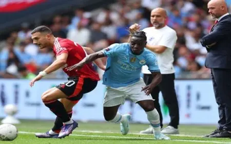 مانشستر سيتي يتوج بلقب الدرع الخيرية على حساب يونايتد