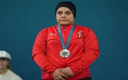 سارة سمير تحصد الميدالية الفضية فى رفع الأثقال بأولمبياد باريس 2024