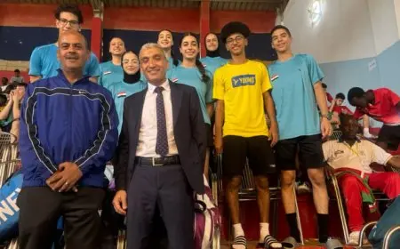 مصر تصعد لنصف نهائي بطولة أفريقيا لناشئي الريشة الطائرة