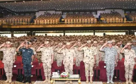 وزير الدفاع يشهد تنفيذ المرحلة الرئيسية لمشروع مراكز القيادة التعبوي للجيش الثاني الميداني