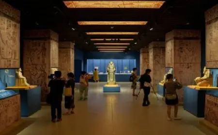 136 ألف زائر لمعرض “قمة الهرم: حضارة مصر القديمة” بالصين خلال أسبوعين