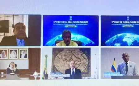 نائب وزير الخارجية والهجرة وشئون المصريين بالخارج يشارك فى قمة “صوت دول الجنوب” الثالثة