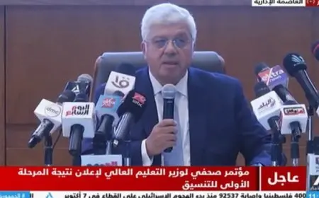 التعليم العالي: الحد الأدنى للقبول بالطب ١٣ر٩٣% والأسنان 80ر92% والهندسة 65ر88% والاقتصاد والعلوم السياسية 24ر85%