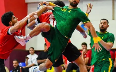 منتخب مصر لشباب اليد يفوز على بطل دوري أبطال آسيا ودياً