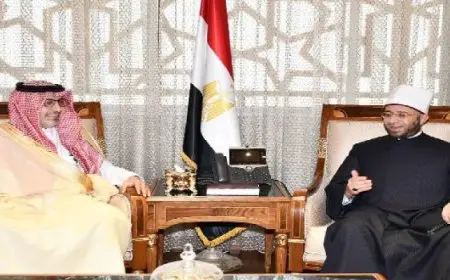 وزير الأوقاف يستقبل سفير المملكة العربية السعودية بالقاهرة والوفد المرافق له