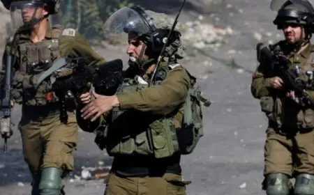 الاحتلال الإسرائيلى يصيب 4 فلسطينيين خلال اقتحام البلدة القديمة من نابلس