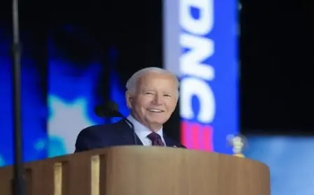 بايدن في خطابه الختامي : لا مكان للعنف في بلدنا .. وترامب كاذب وفاشل