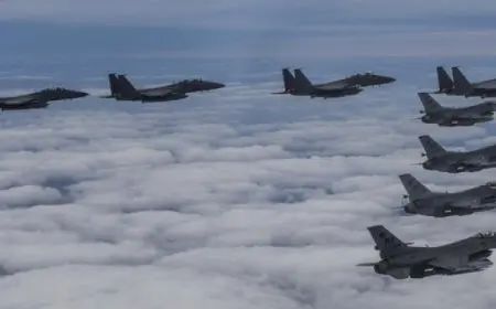 مناورات جوية أمريكية كورية مشتركة لمواجهة تهديد بيونج يانج